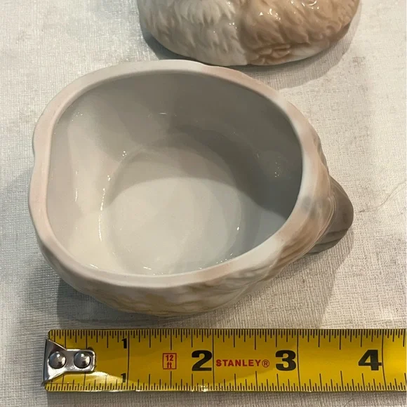 Vintage Otagiri great horned owl covered trinket dish. Absolutely adorable! - Picture 7 of 8